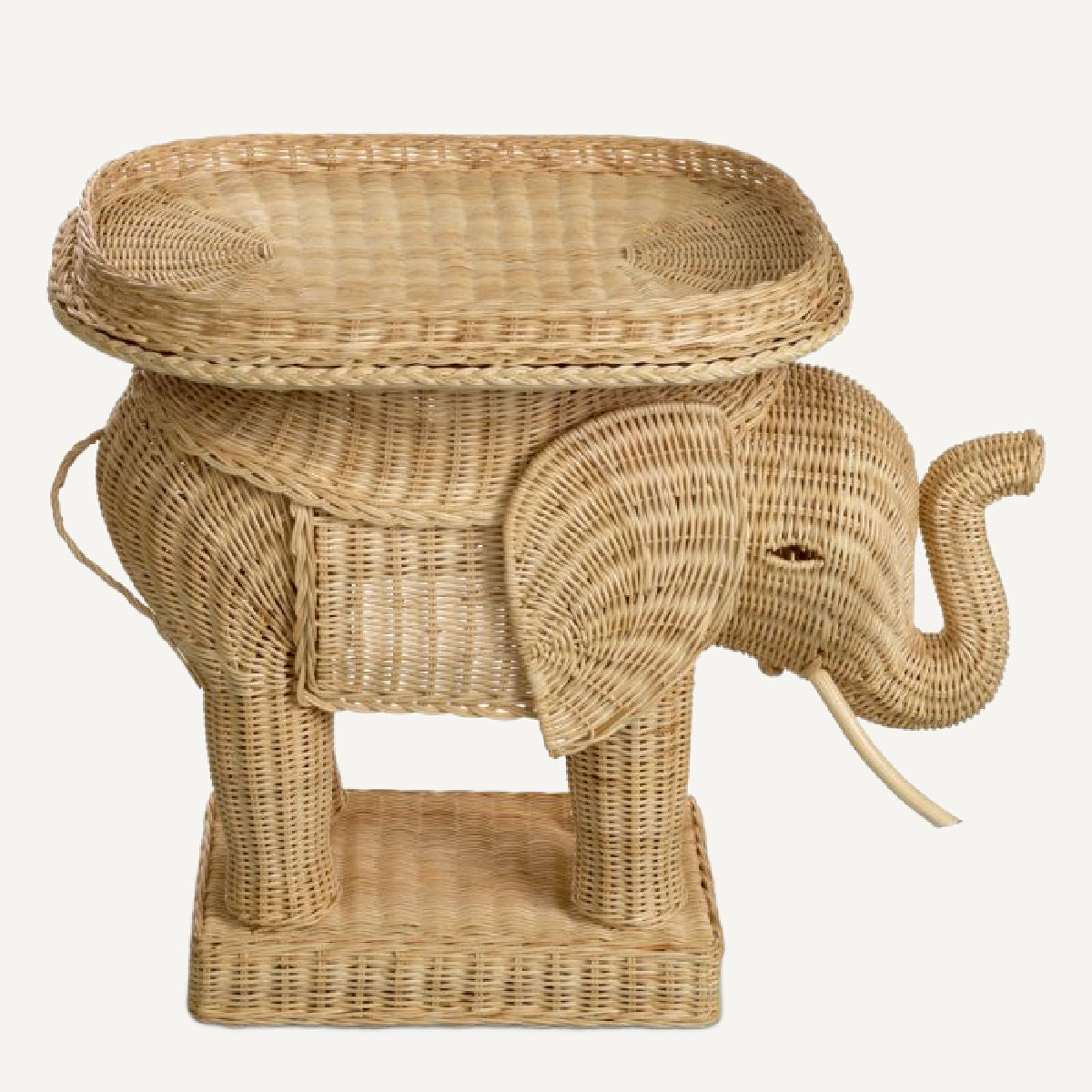 Table d'appoint en rotin | Eichholtz Elephant | REMO-HOME, mobilier et décoration d'intérieur