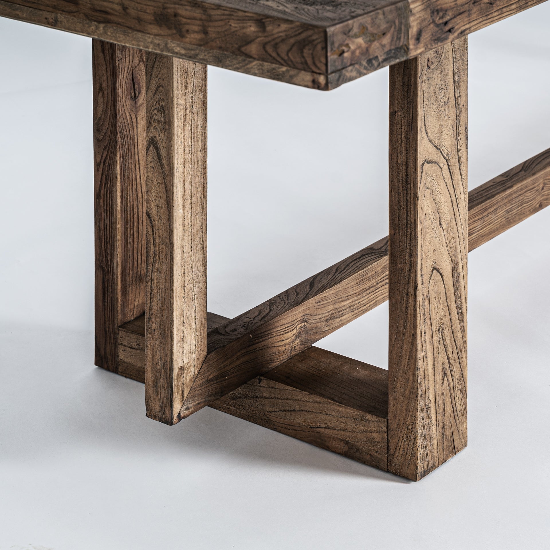 Table de salle à manger rectangulaire bois d'orme 280 cm | VICAL Norvik | REMO-HOME, mobilier design et décoration d'intérieur