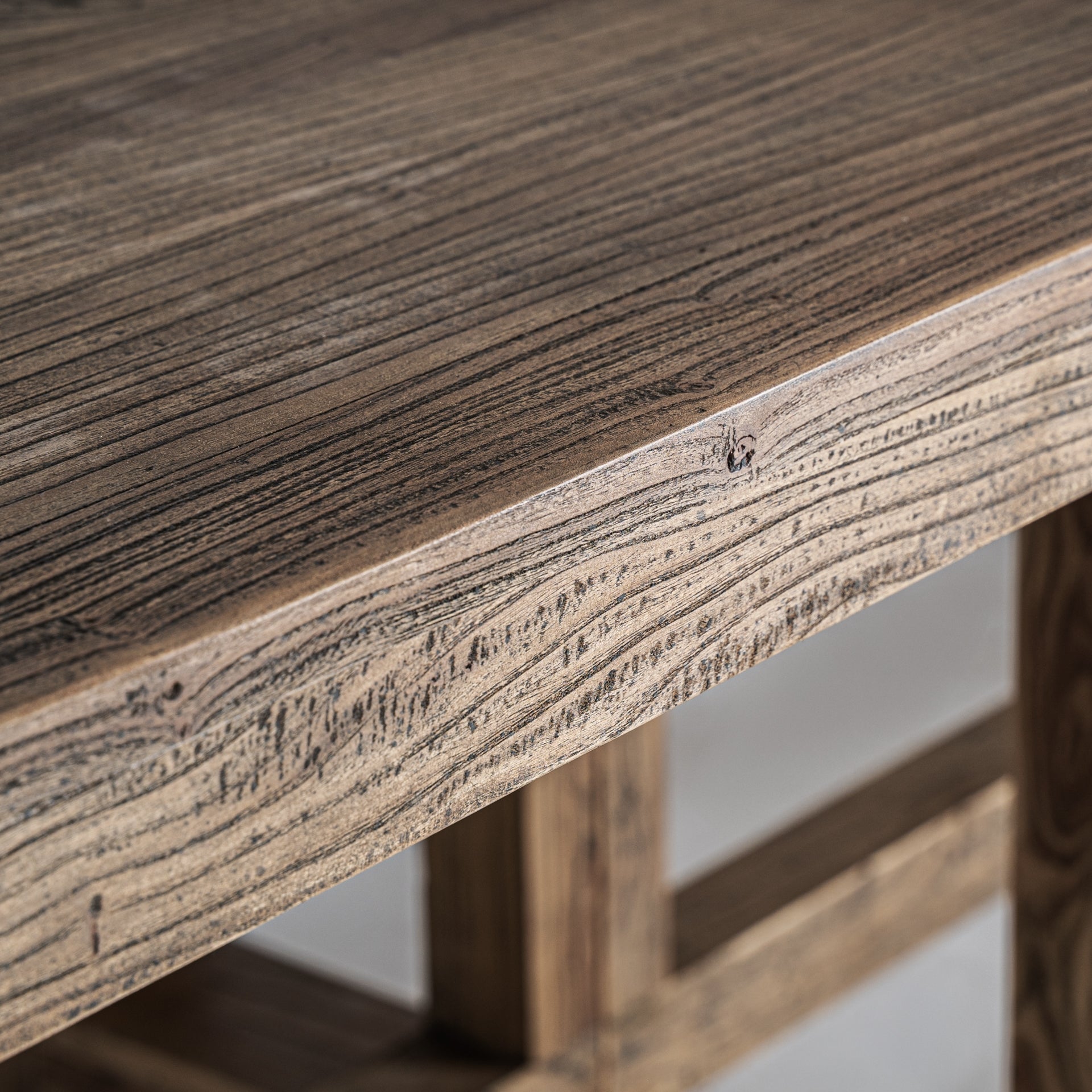 Table de salle à manger rectangulaire bois d'orme 400 cm | VICAL Norvik | REMO-HOME, mobilier design et décoration d'intérieur