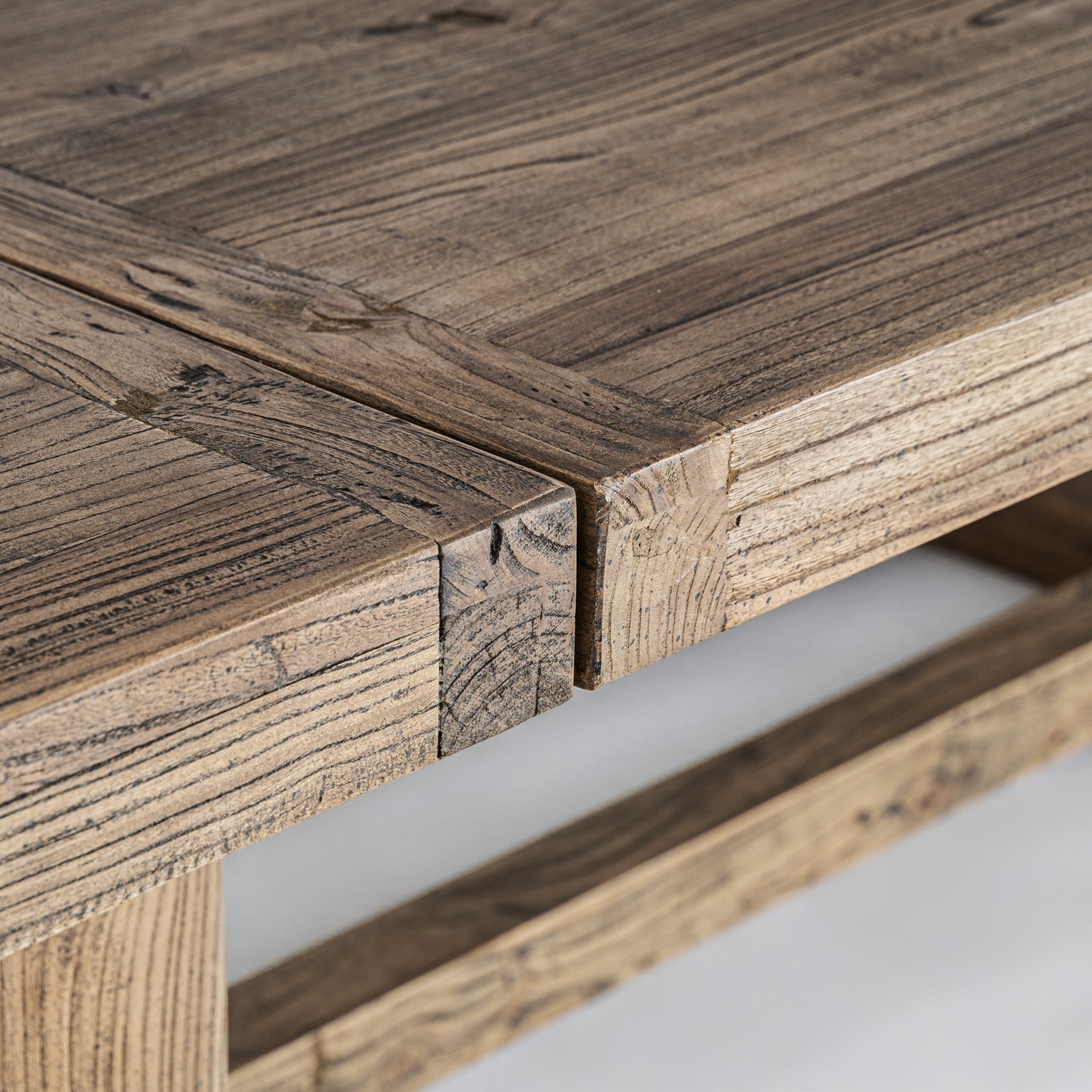 Table de salle à manger rectangulaire bois d'orme 400 cm | VICAL Norvik | REMO-HOME, mobilier design et décoration d'intérieur