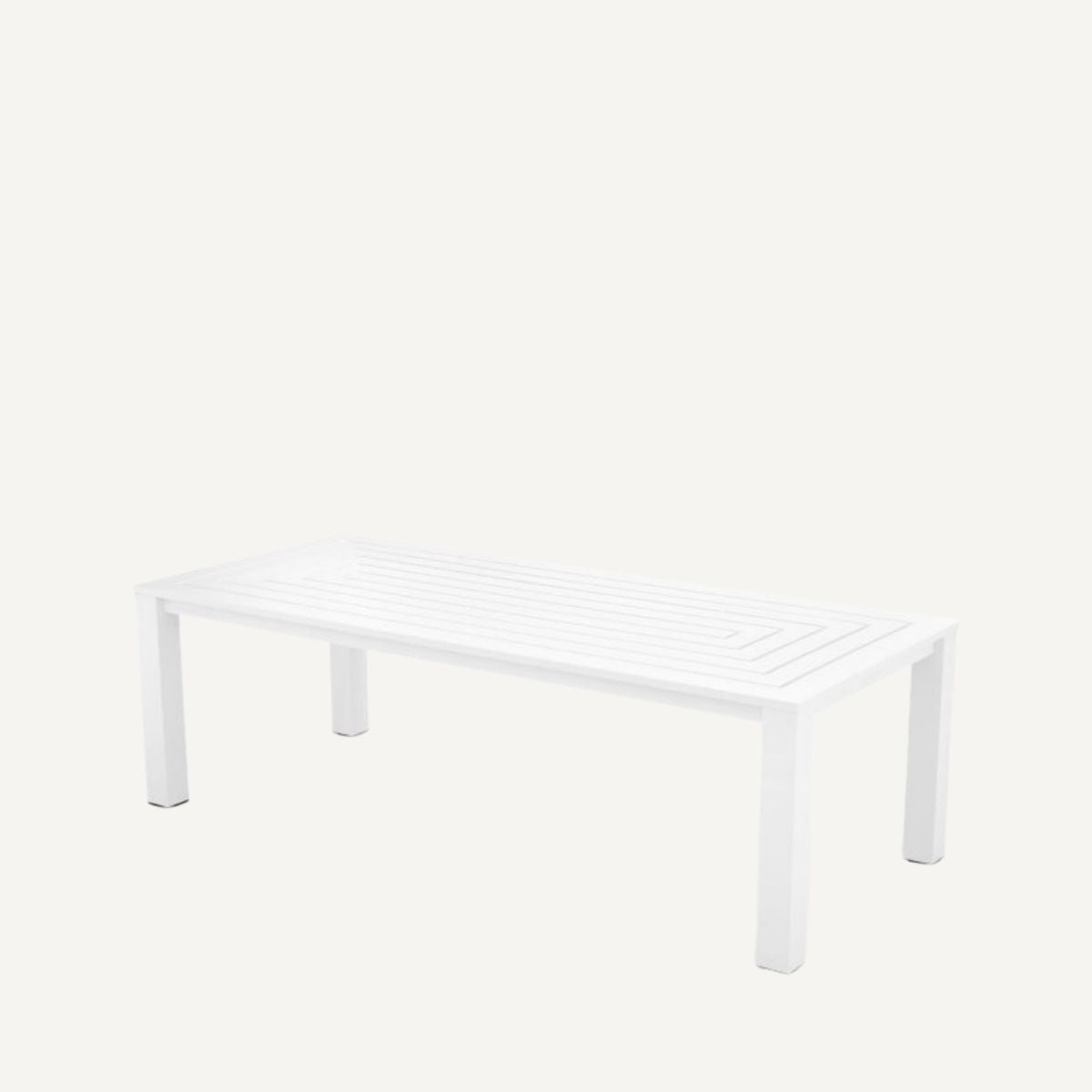 Table extérieure en métal blanc | Eichholtz Vistamar | REMO-HOME, mobilier et décoration d'intérieur