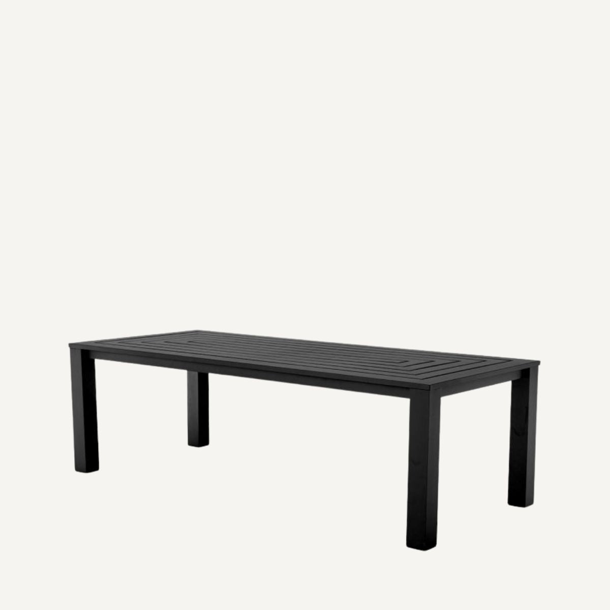 Table extérieure en métal noir | Eichholtz Vistamar | REMO-HOME, mobilier et décoration d'intérieur