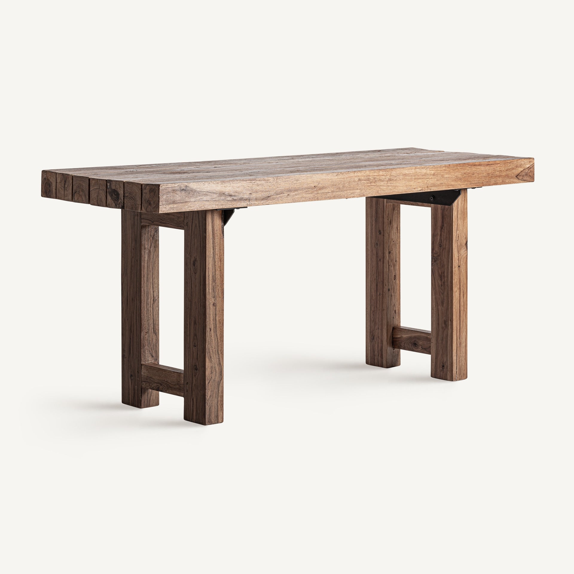 Table salon bois récupéré marron | VICAL Riom  | REMO-HOME, mobilier design et décoration d'intérieur