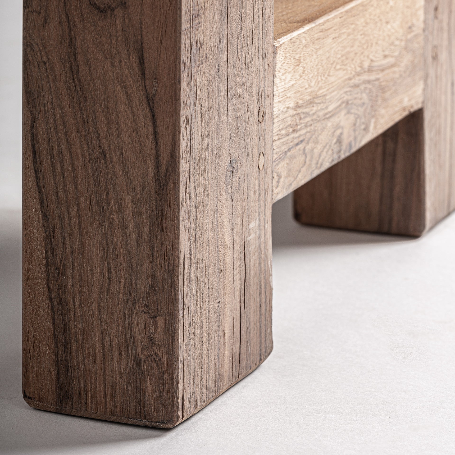 Table salon bois récupéré marron | VICAL Riom  | REMO-HOME, mobilier design et décoration d'intérieur