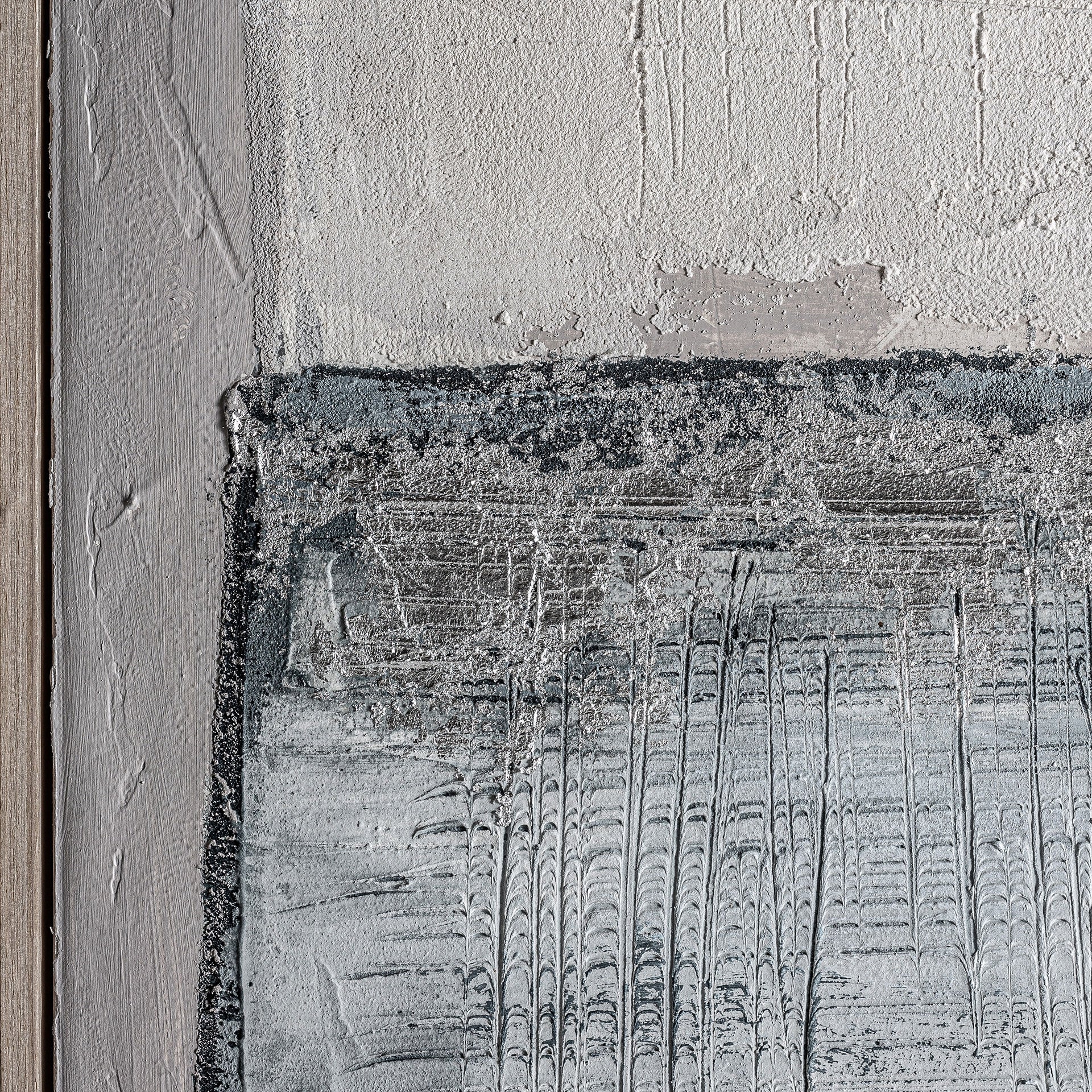 Tableau abstraction bleu et gris pin | VICAL Bercher | REMO-HOME, mobilier design et décoration d'intérieur