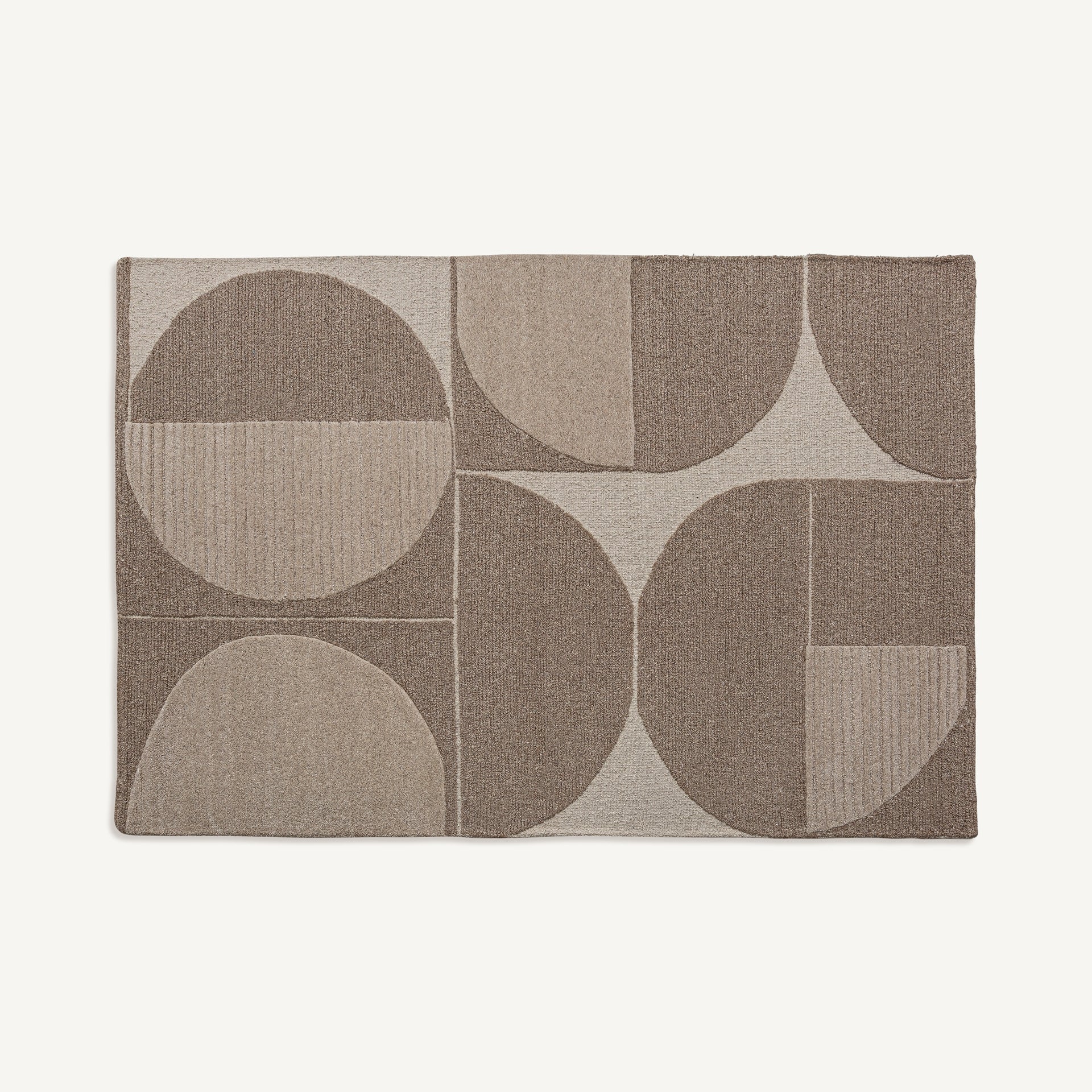 Tapis laine viscose graphique beige 300 x 200cm | VICAL Nohara | REMO-HOME, mobilier design et décoration d'intérieur