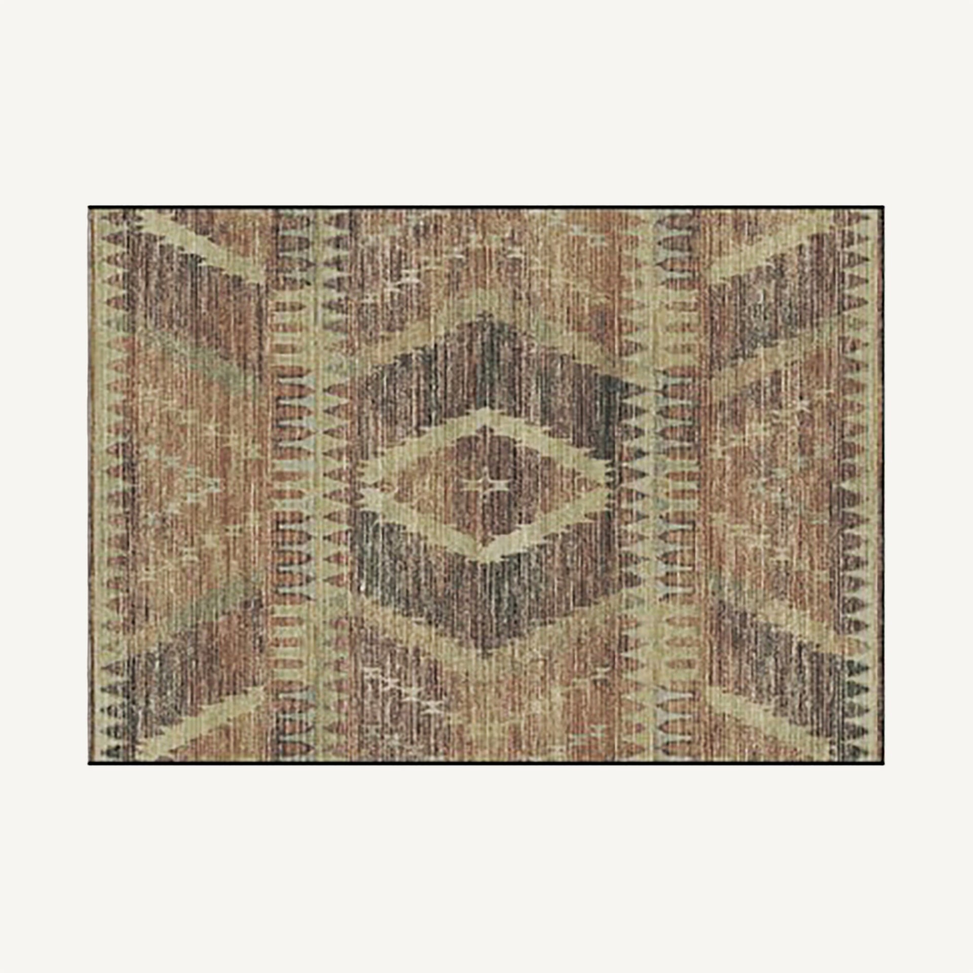 Tapis rectangulaire viscose polyester tons marron 300 x 200 cm | VICAL Agate | REMO-HOME, mobilier design et décoration d'intérieur