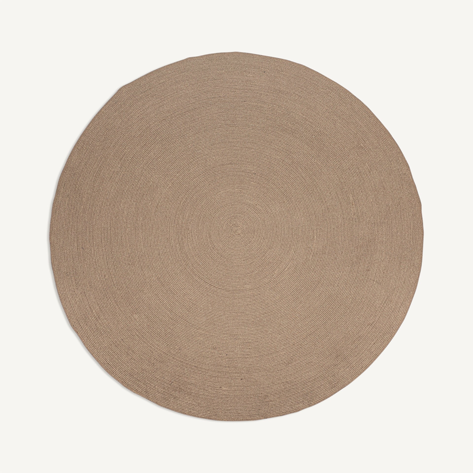 Tapis rond polypropylène recyclé sable 345 x 345cm | VICAL | REMO-HOME, mobilier design et décoration d'intérieur