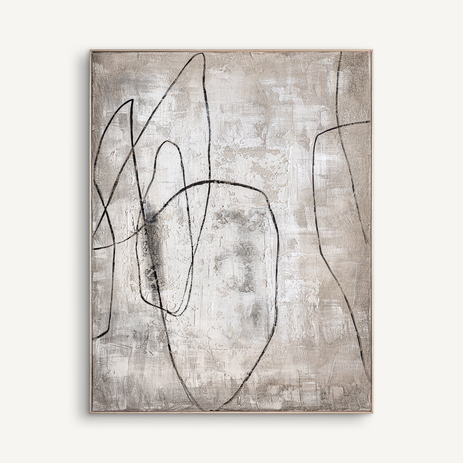 Toile murale abstraite tons clairs | VICAL Enver | REMO-HOME, mobilier design et décoration d'intérieur