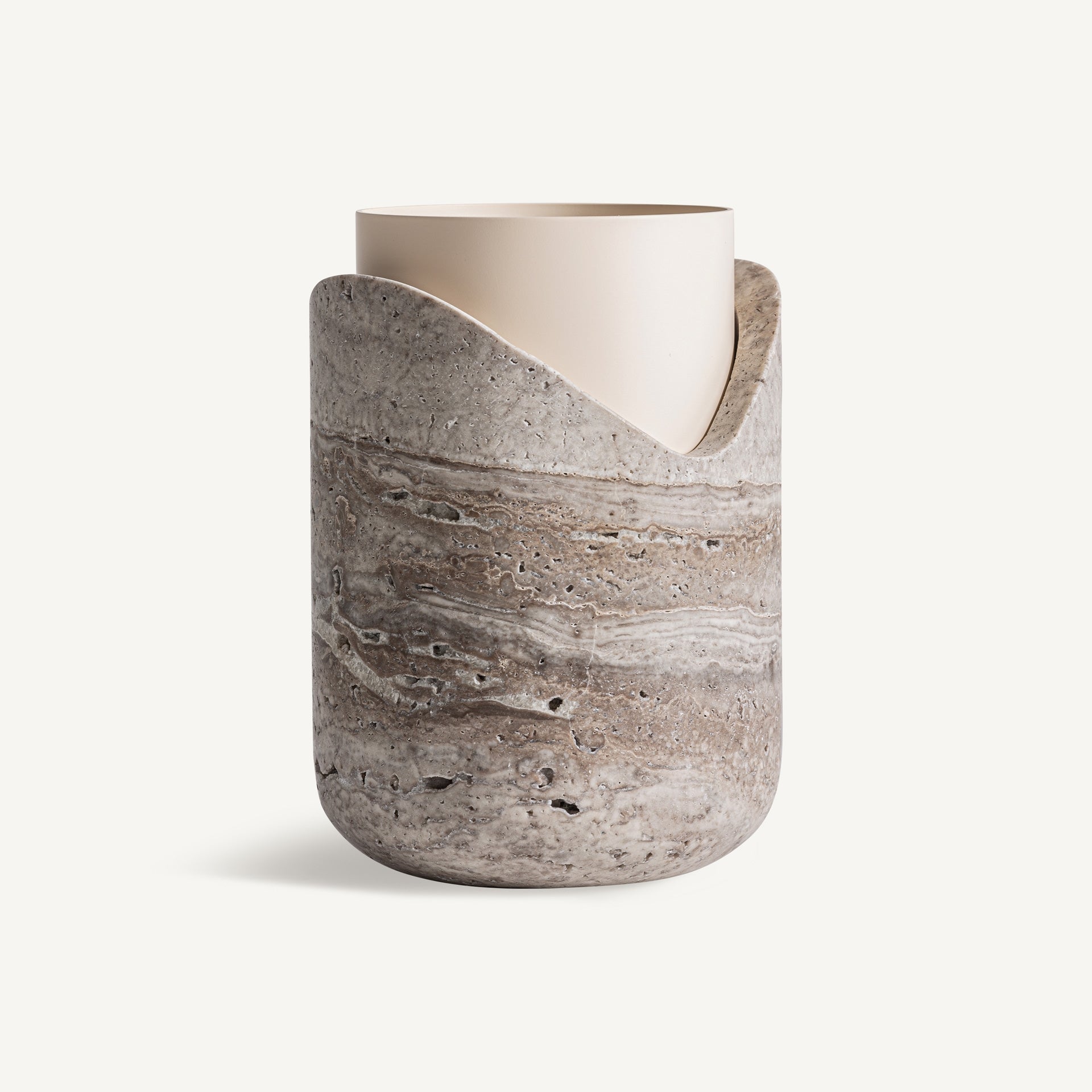 Vase Compact Beige | VICAL Daye | REMO-HOME, mobilier design et décoration d'intérieur