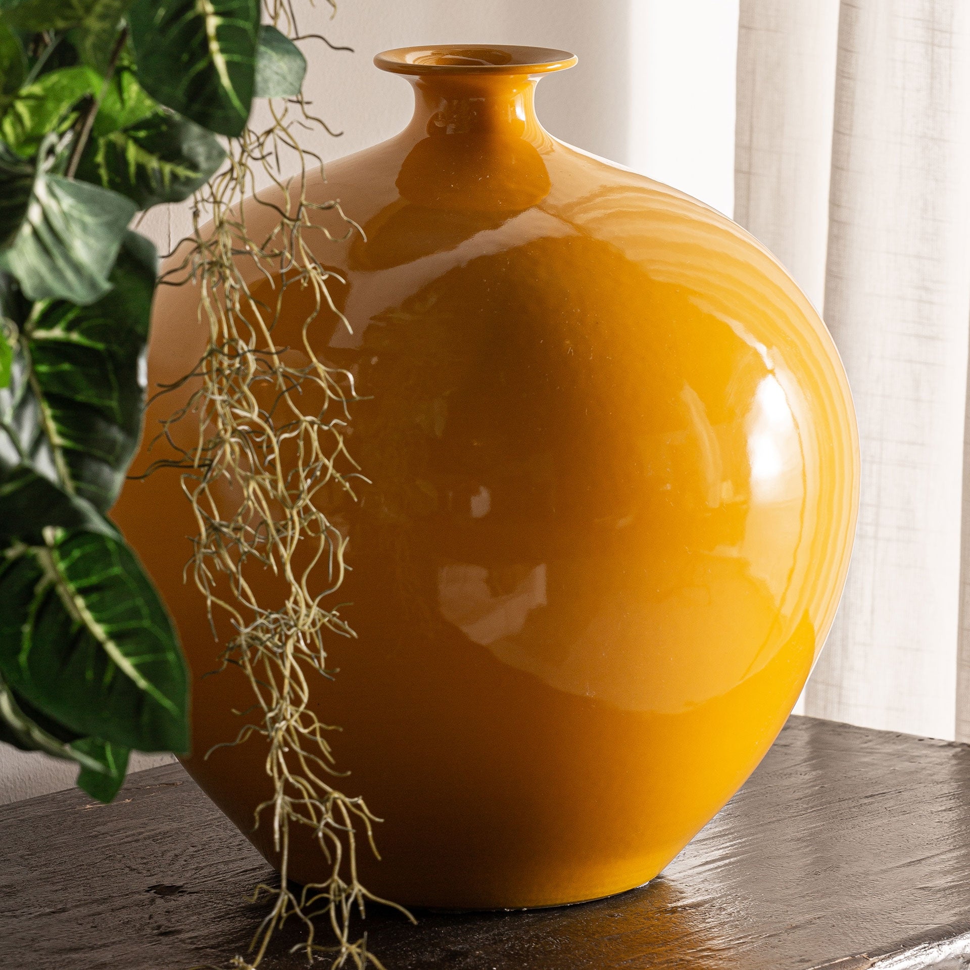 Vase céramique moutarde colonial | VICAL Mostaza | REMO-HOME, mobilier design et décoration d'intérieur