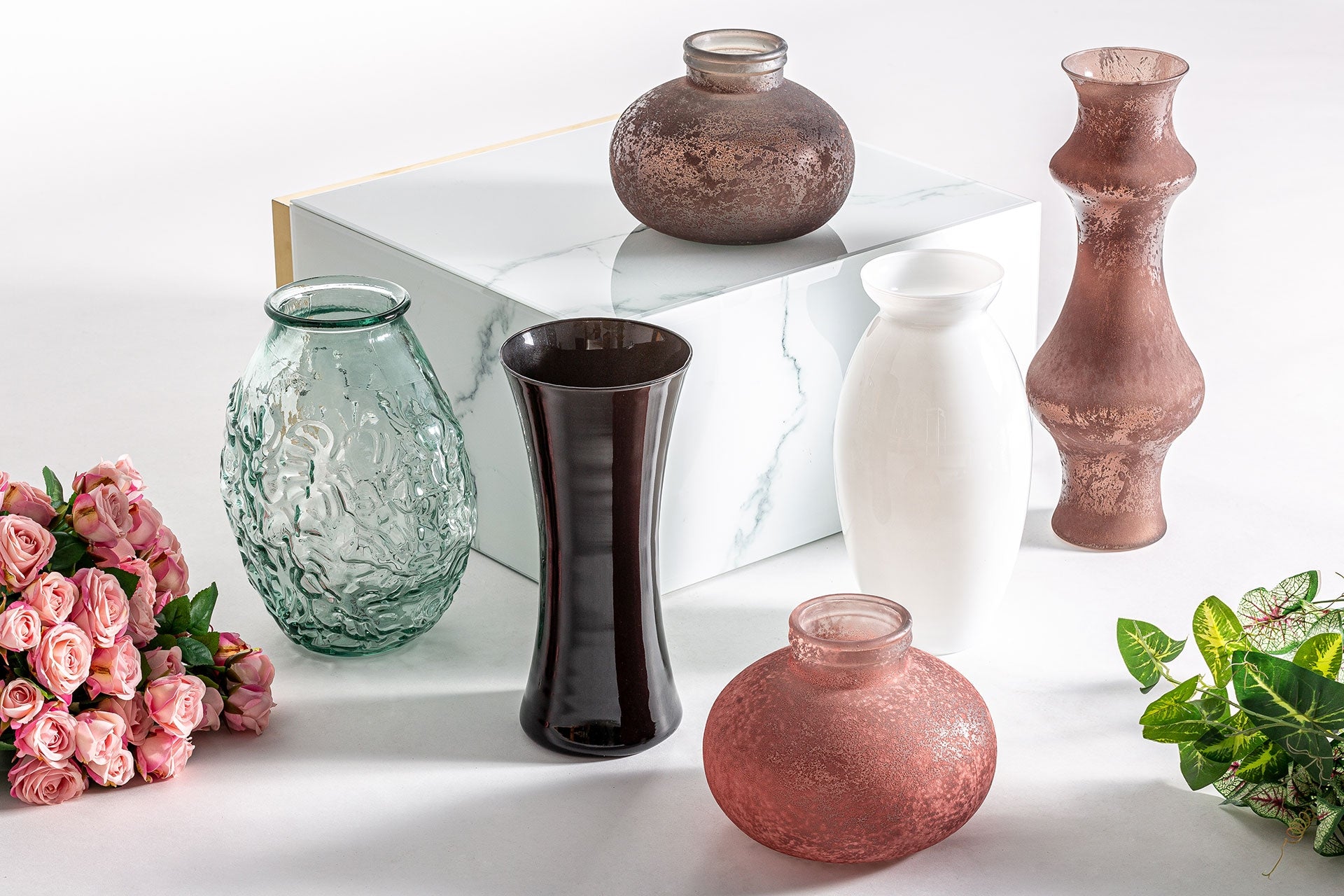 Vase crystal noir brillant | VICAL Donet | REMO-HOME, mobilier design et décoration d'intérieur