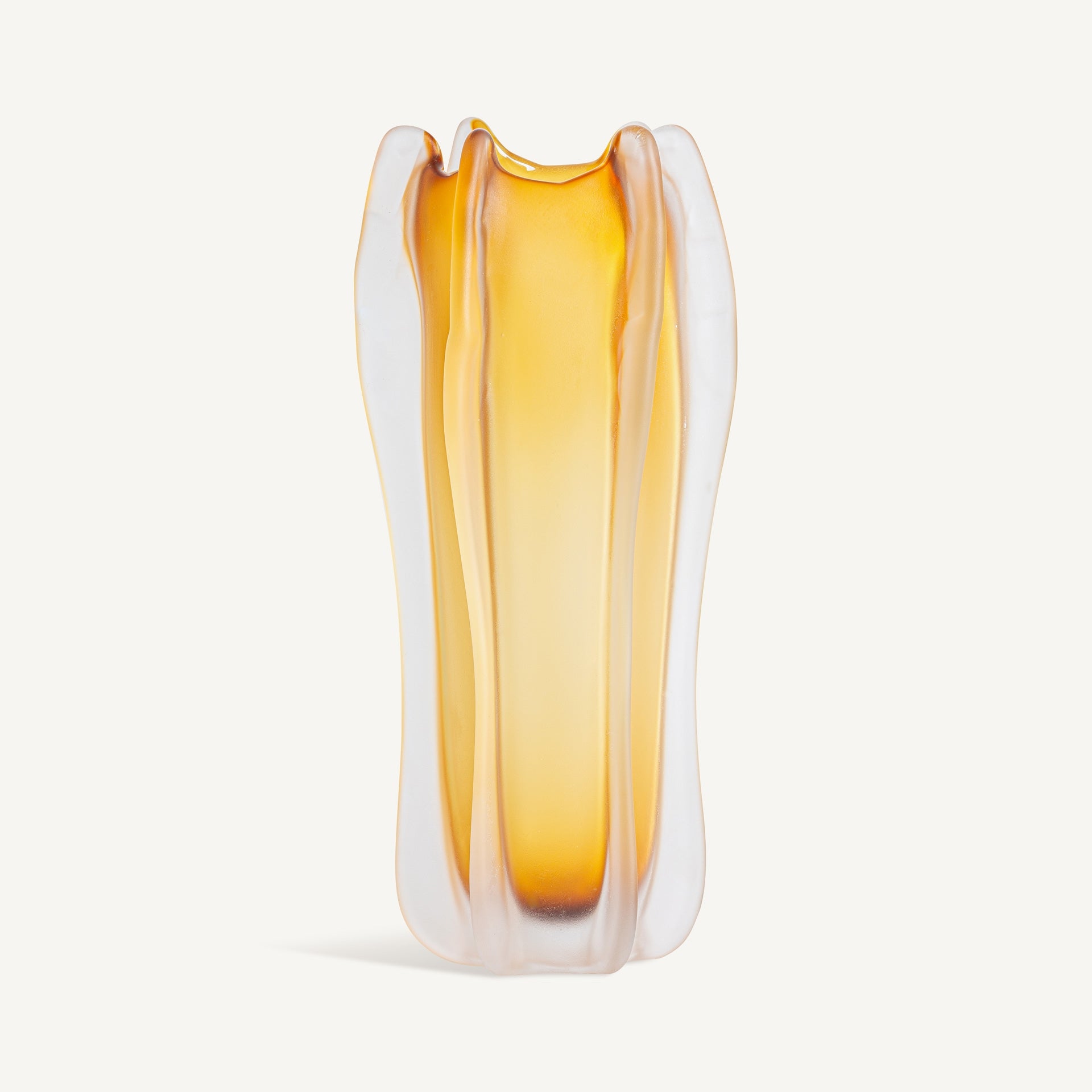Vase verre ambré 40 cm | VICAL Mizuki | REMO-HOME, mobilier design et décoration d'intérieur