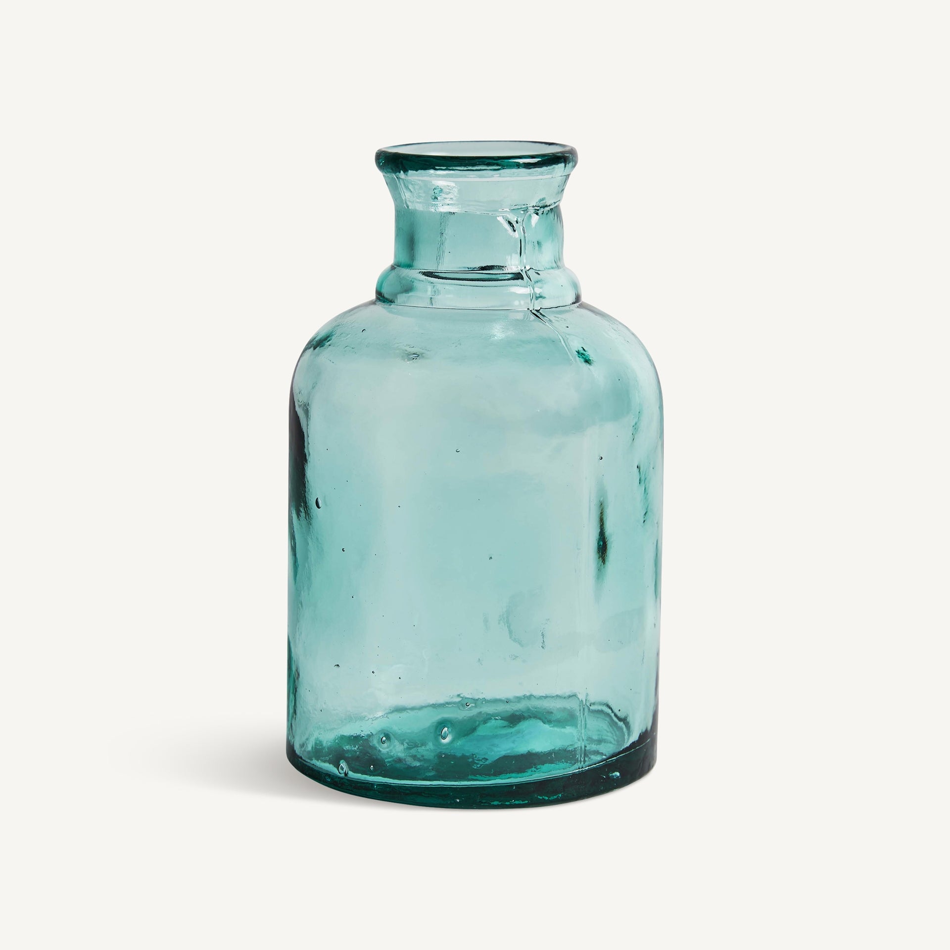 Vase verre transparent moderne 20 cm | VICAL Ailen | REMO-HOME, mobilier design et décoration d'intérieur