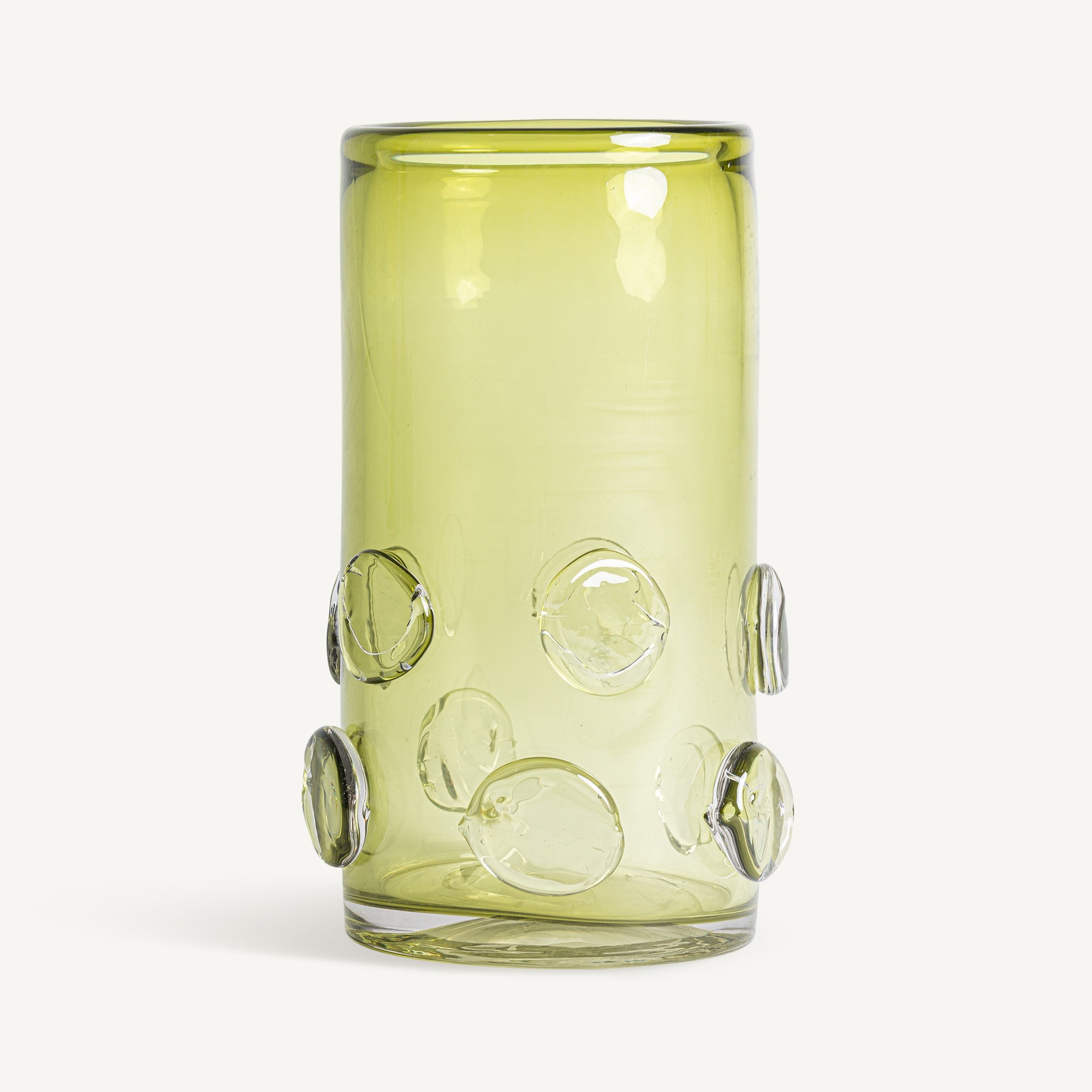 Vase verre vert translucide 25cm | VICAL Kio | REMO-HOME, mobilier design et décoration d'intérieur