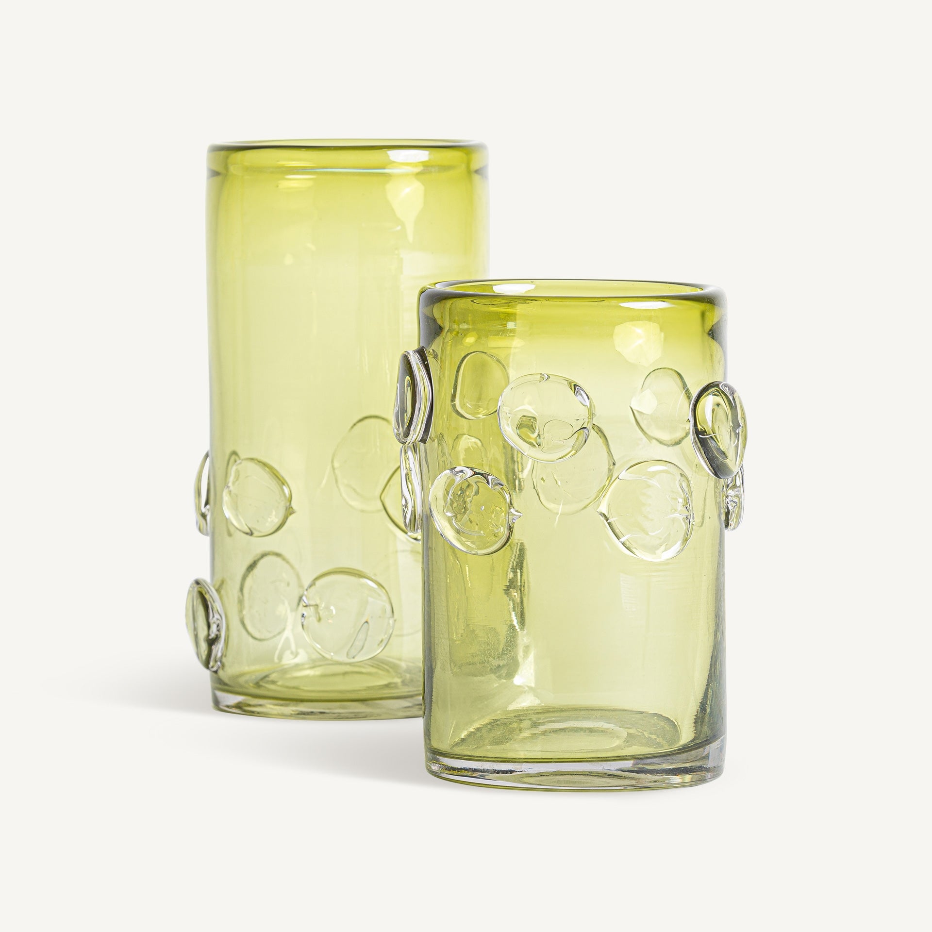 Vase verre vert translucide 25cm | VICAL Kio | REMO-HOME, mobilier design et décoration d'intérieur
