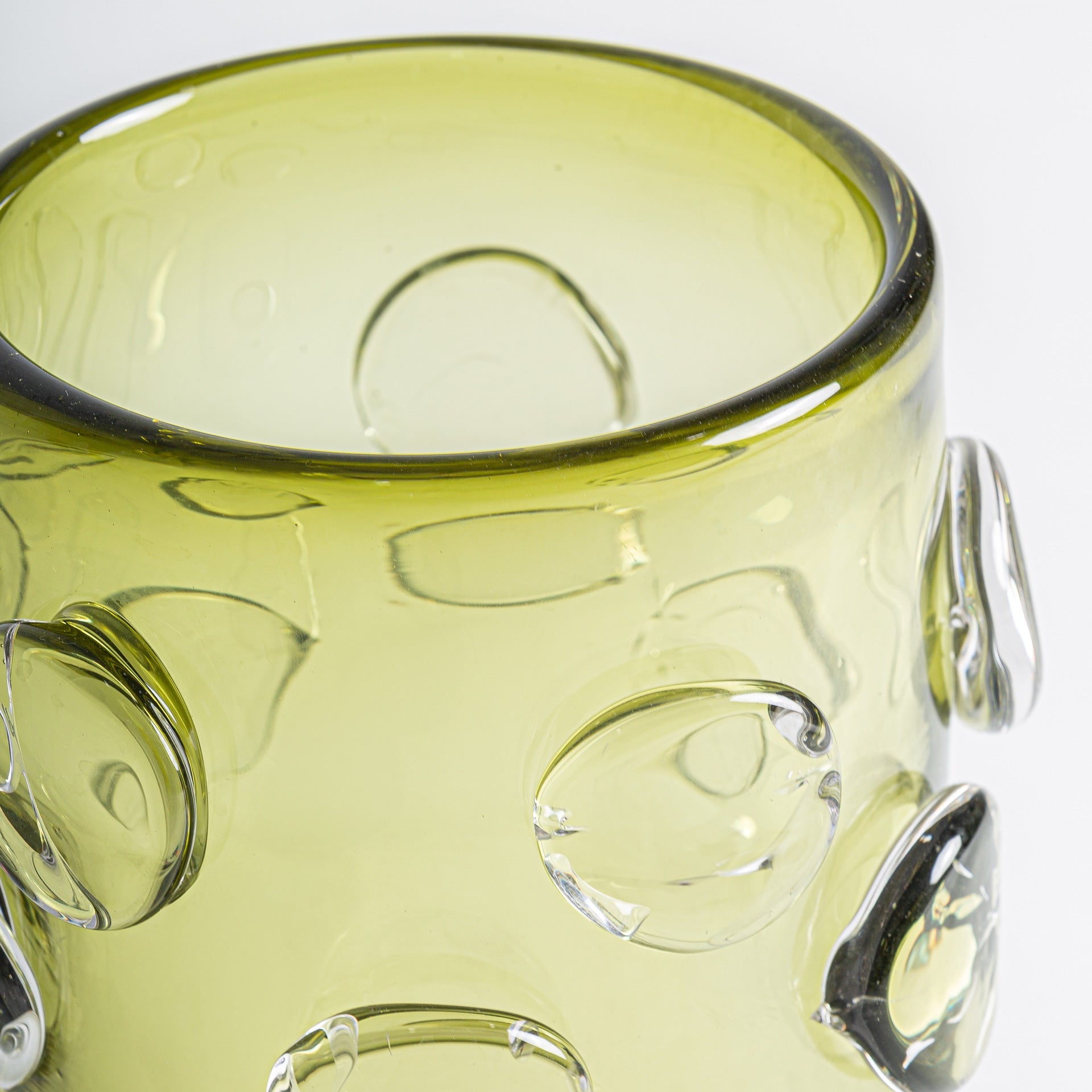 Vase verre vert translucide 31cm | VICAL Kio | REMO-HOME, mobilier design et décoration d'intérieur