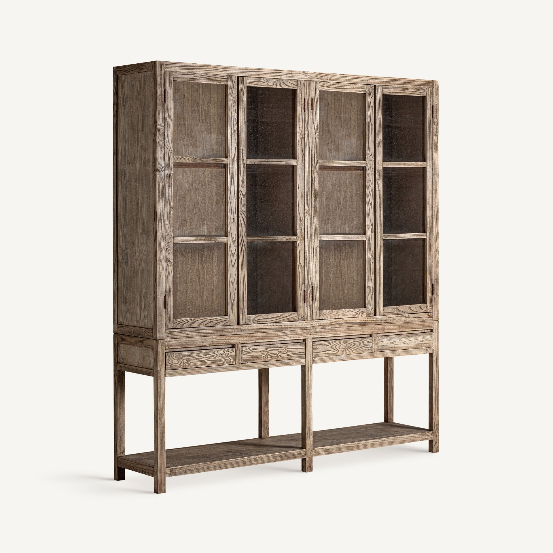 Vitrine empilable bois d'orme clair | Vical Masein | REMO-HOME, mobilier design et décoration d'intérieur