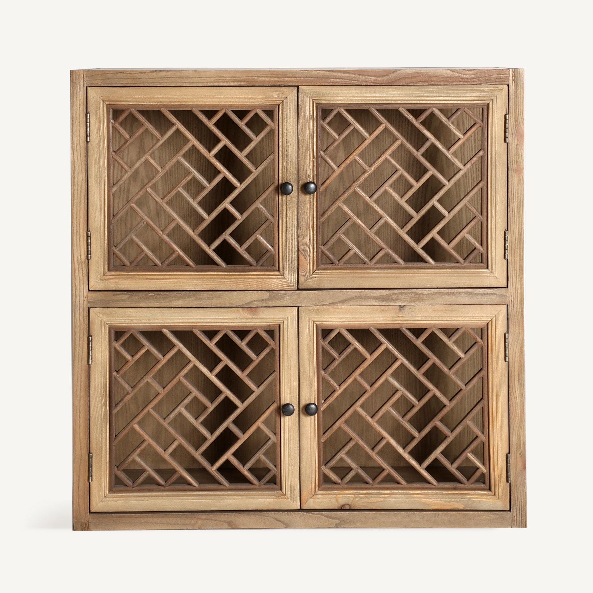 Vitrine modulable bois d'orme naturel colonial | VICAL Melnik | REMO-HOME, mobilier design et décoration d'intérieur