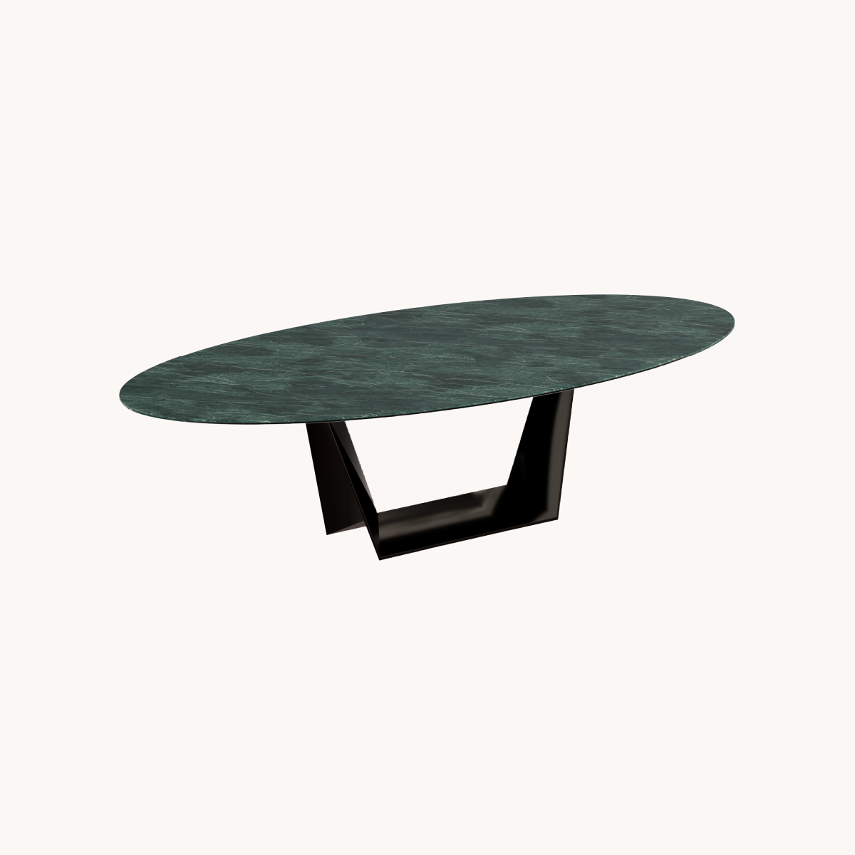 Table de salle à manger en céramique verte | Dôme Deco Amman | REMO, mobilier et décoration d'intérieur