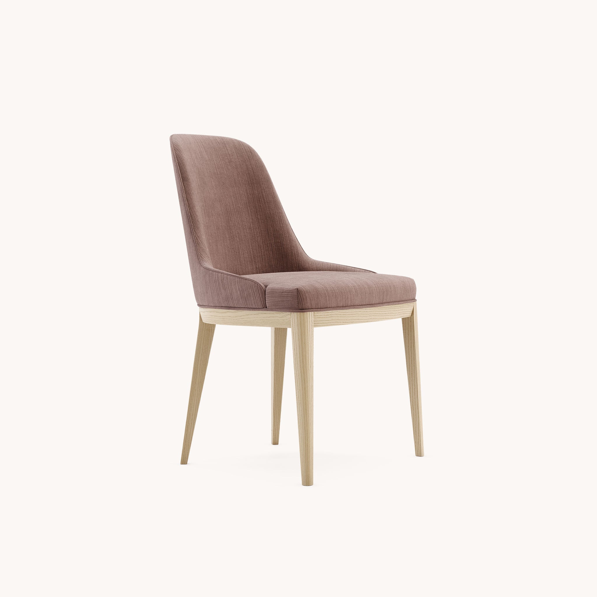 Chaise de salle à manger en velours rose | Domkapa Anna